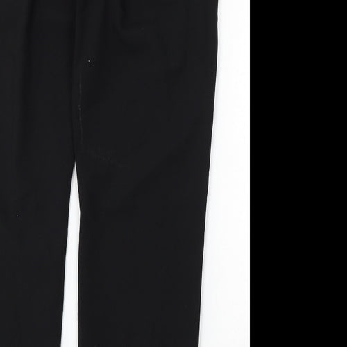 NEXT Womens Black Polyester Trousers Size 38 L31 in Regular