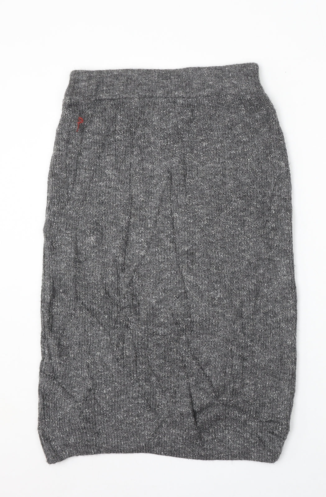 George Womens Grey Acrylic Straight & Pencil Skirt Size 16