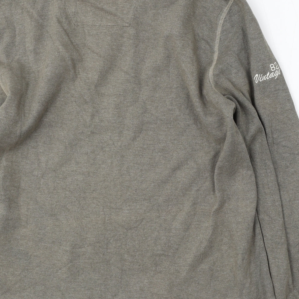 NEXT Mens Green Cotton Pullover Sweatshirt Size XL