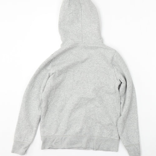 Gap Girls Grey Cotton Pullover Hoodie Size 10-11 Years
