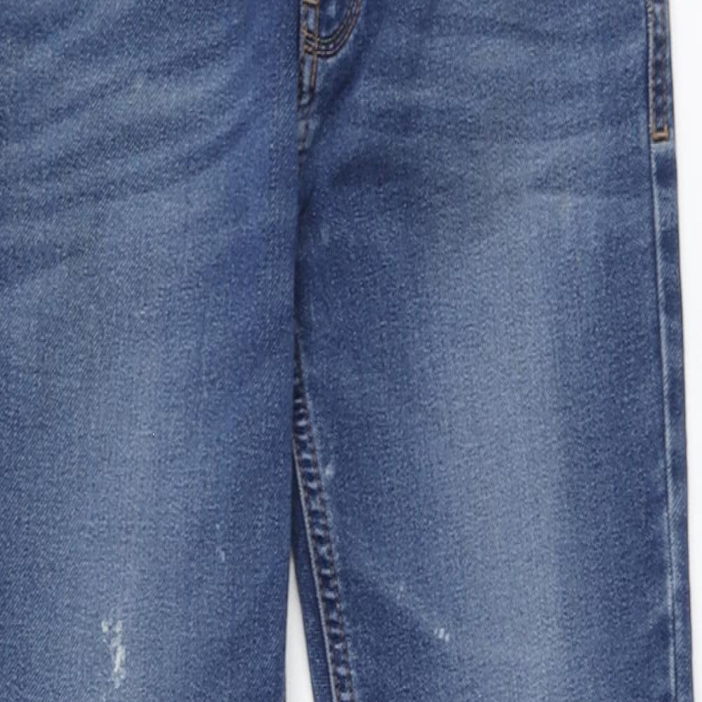 George Boys Blue Cotton Skinny Jeans Size 9-10 Years Regular