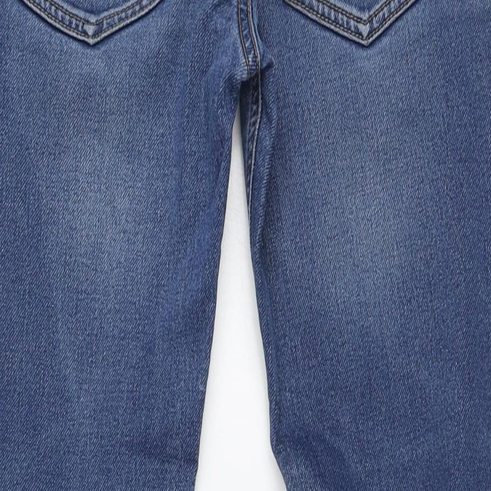 George Boys Blue Cotton Skinny Jeans Size 9-10 Years Regular