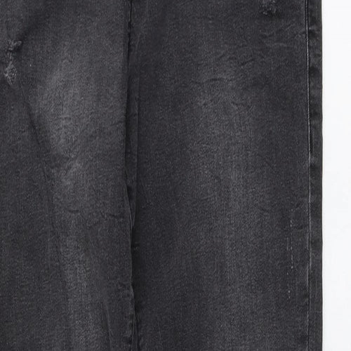 Denim.Co Womens Grey Cotton Skinny Jeans Size 12 L26 in Regular
