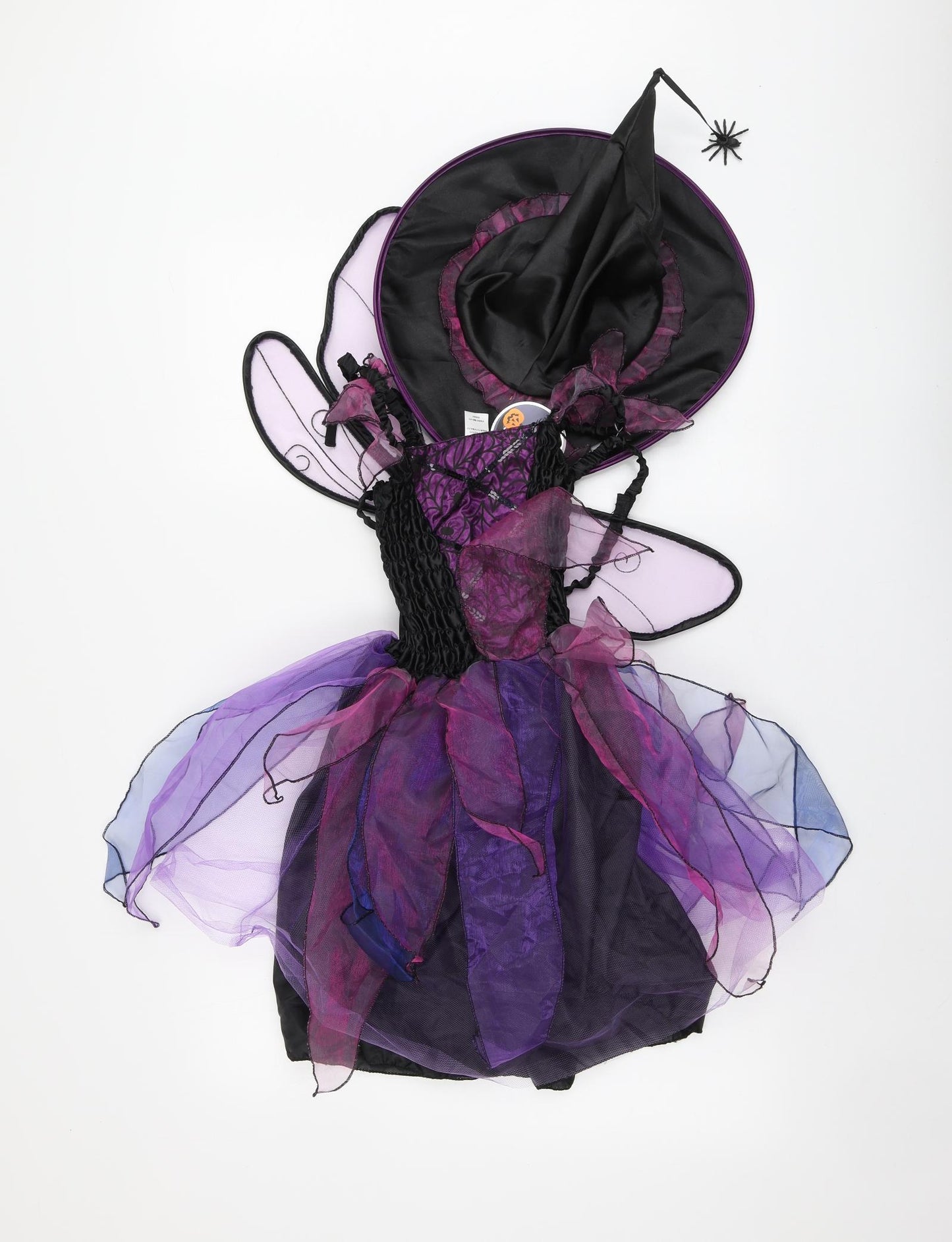 NEXT Girls Black Geometric Polyester Skater Dress Size 7-8 Years Square Neck - Halloween Costume