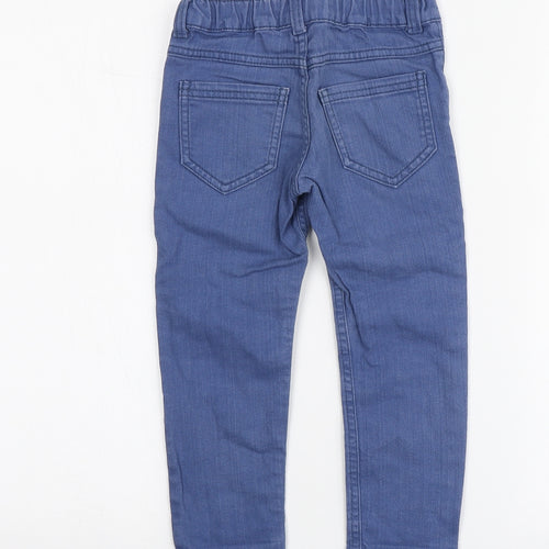 F&F Boys Blue Cotton Jegging Jeans Size 2-3 Years Regular