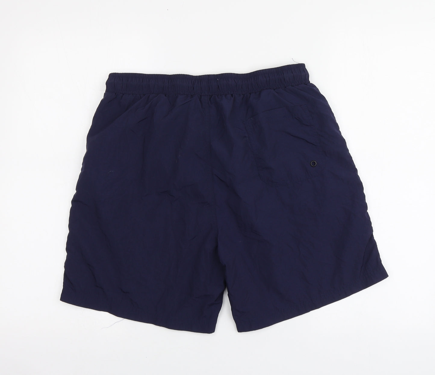Primark Mens Blue Polyester Sweat Shorts Size M L10 in Regular - Swimming shorts