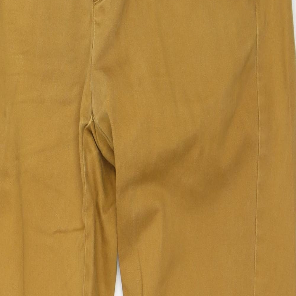 Jack Wills Mens Brown Cotton Straight Jeans Size 30 in L31 in Regular