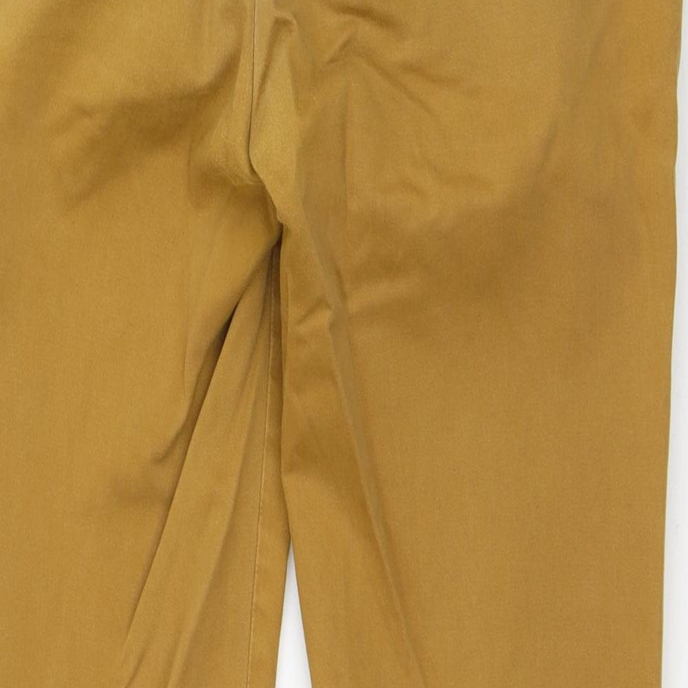 Jack Wills Mens Brown Cotton Straight Jeans Size 30 in L31 in Regular