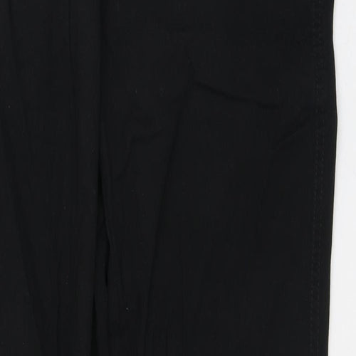 Denim & Co. Mens Black Cotton Straight Jeans Size 30 in L32 in Regular
