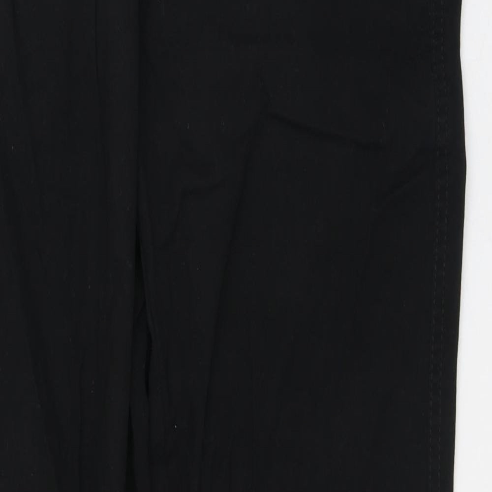 Denim & Co. Mens Black Cotton Straight Jeans Size 30 in L32 in Regular