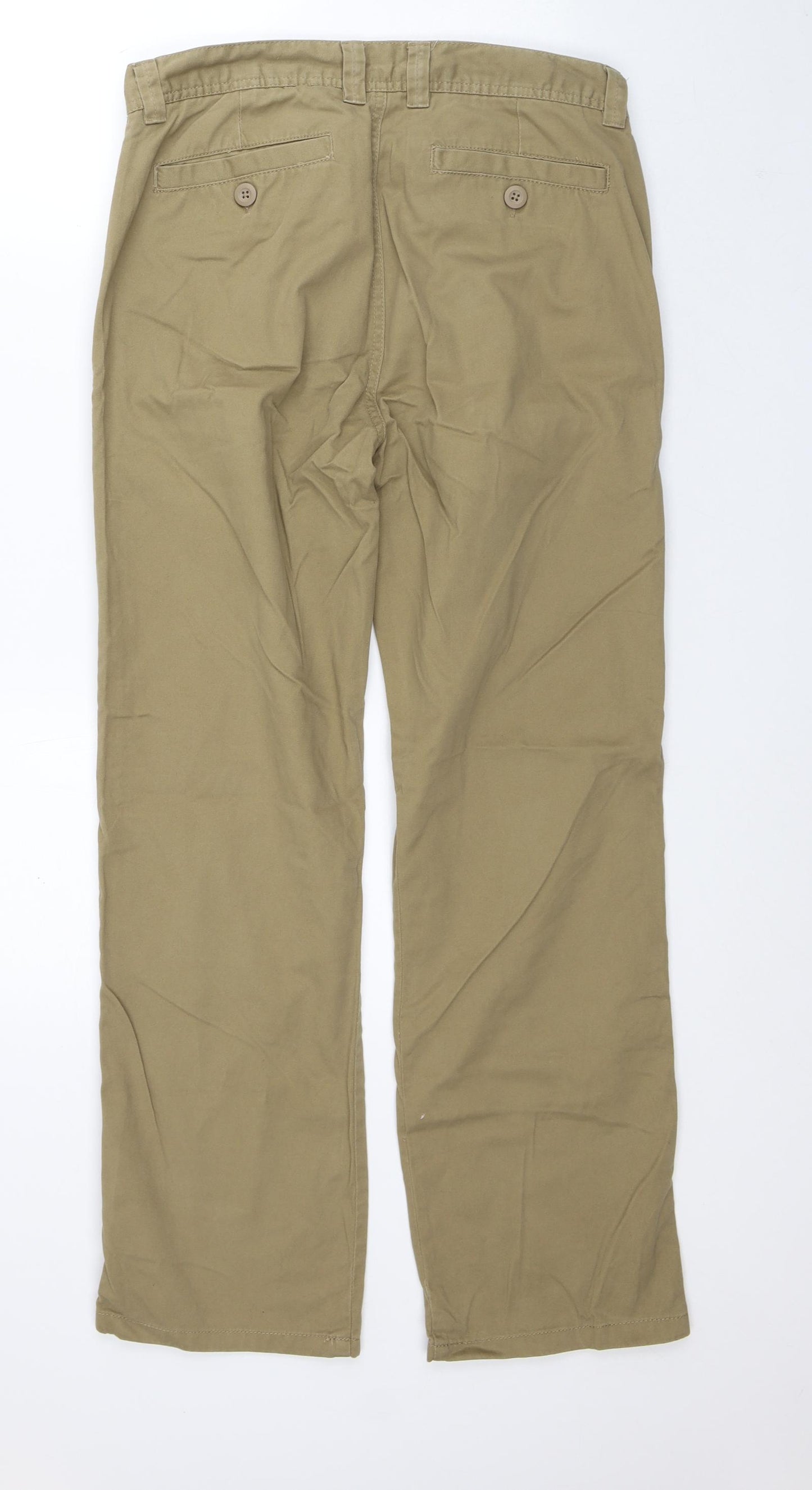Denim & Co. Mens Brown Cotton Straight Jeans Size 30 in L30 in Regular