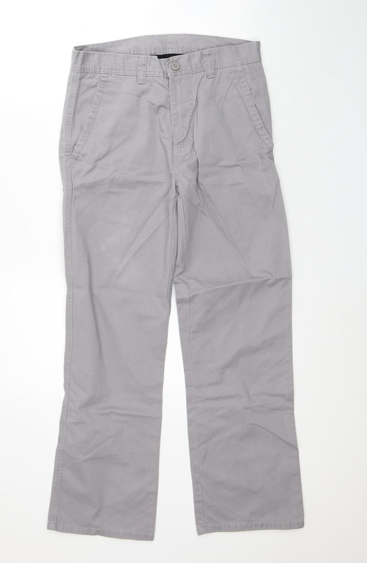 Denim & Co. Mens Grey Cotton Straight Jeans Size 30 in L30 in Regular