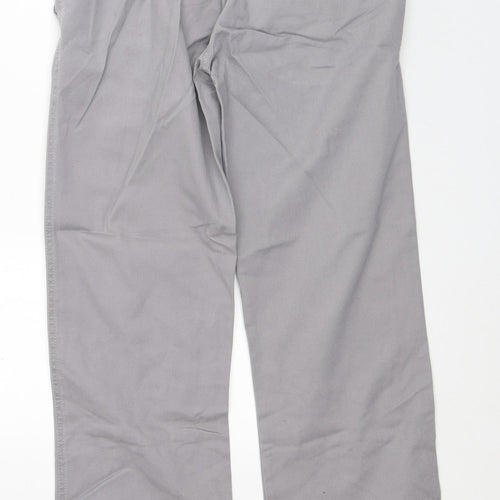 Denim & Co. Mens Grey Cotton Straight Jeans Size 30 in L30 in Regular