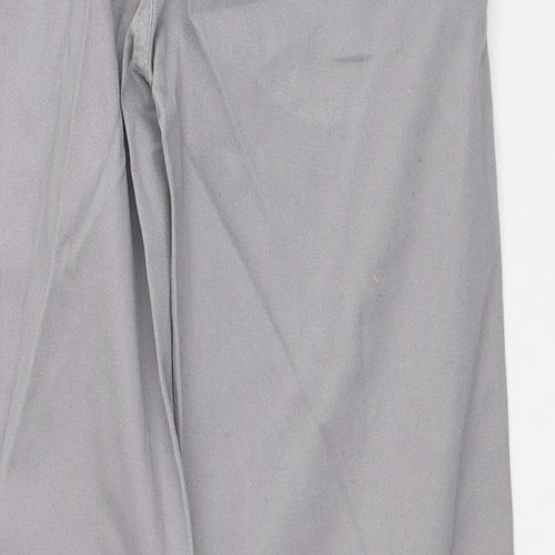 Denim & Co. Mens Grey Cotton Straight Jeans Size 30 in L30 in Regular
