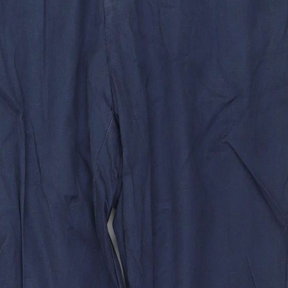 H&M Mens Blue Cotton Tapered Jeans Size 30 in L30 in Regular