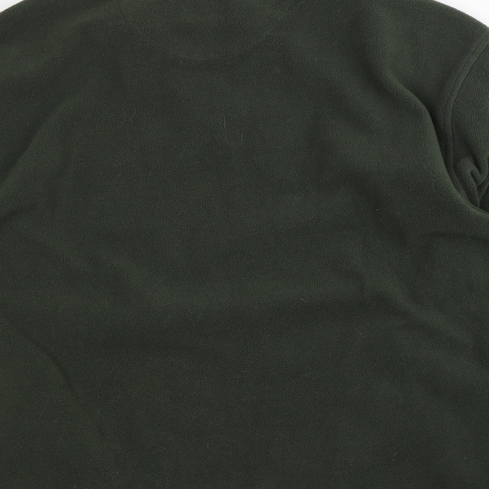 CS Active Mens Green Polyester Pullover Sweatshirt Size XL
