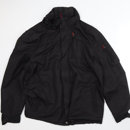 F&F Mens Black Rain Coat Coat Size 3XL