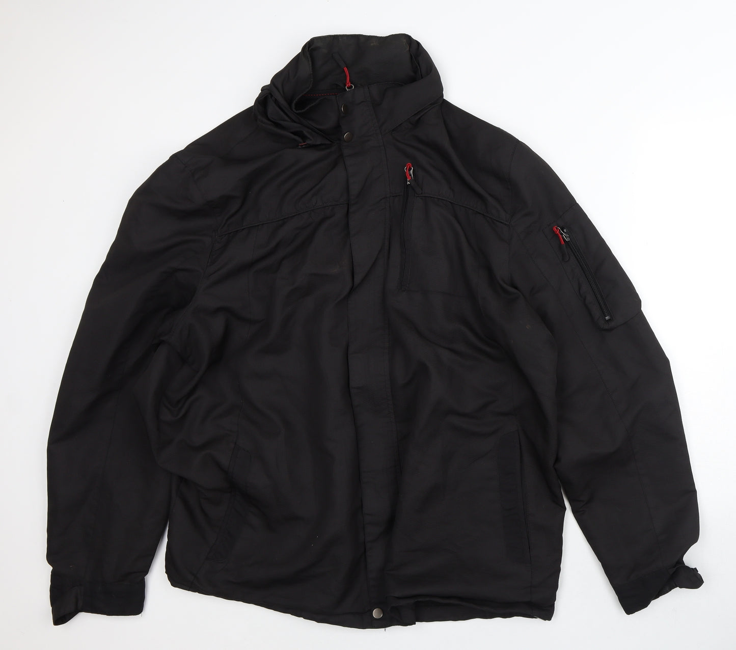 F&F Mens Black Rain Coat Coat Size 3XL