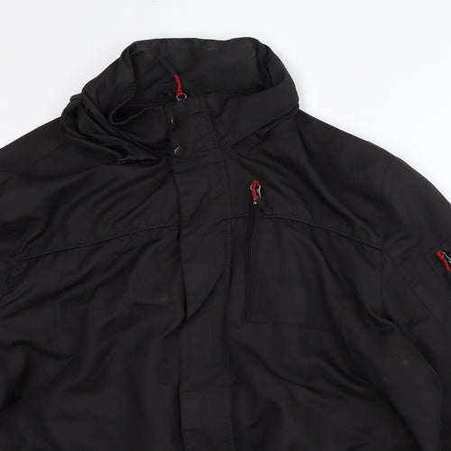 F&F Mens Black Rain Coat Coat Size 3XL