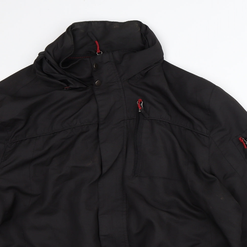 F&F Mens Black Rain Coat Coat Size 3XL