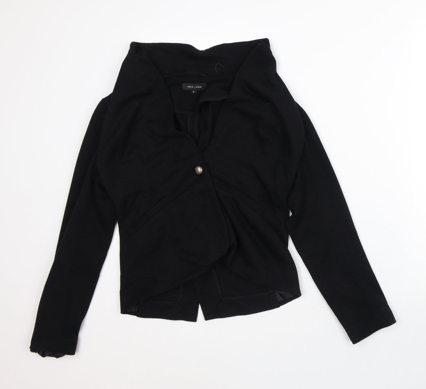 New Look Womens Black Jacket Blazer Size 10