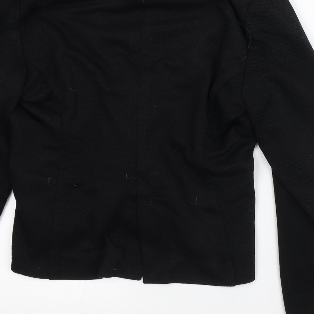 New Look Womens Black Jacket Blazer Size 10