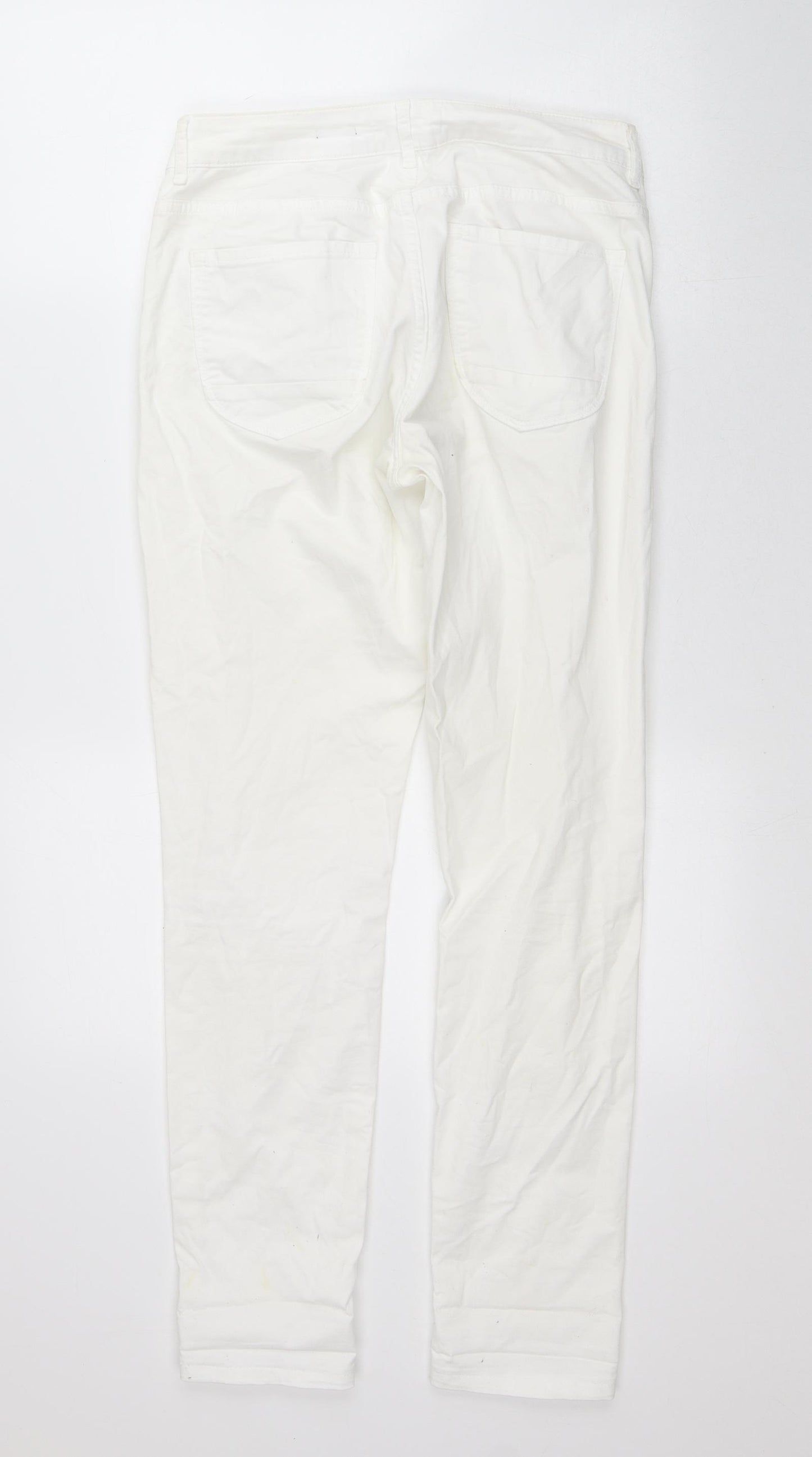 Sandwich Womens White Cotton Skinny Jeans Size 8 L30 in Regular