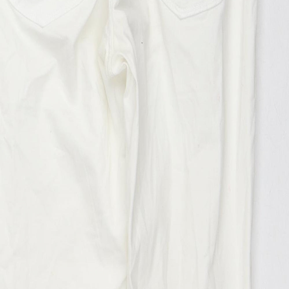 Sandwich Womens White Cotton Skinny Jeans Size 8 L30 in Regular