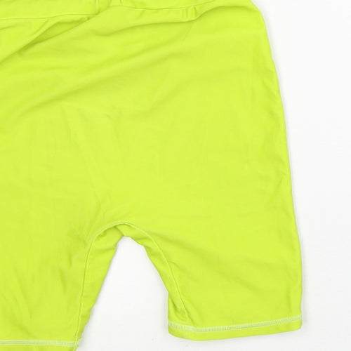 Super Mario Boys Green Polyester Bermuda Shorts Size 9-10 Years Regular