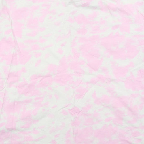 Primark Girls Pink 100% Cotton Basic T-Shirt Size 9-10 Years Round Neck Pullover