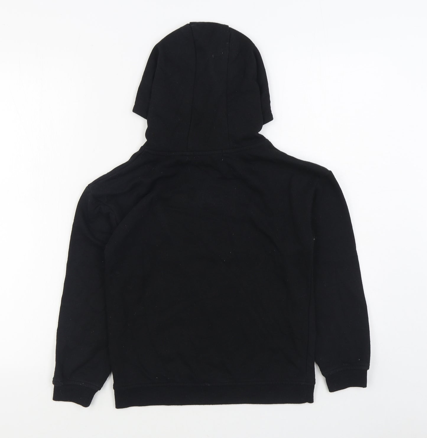 Primark Girls Black Cotton Pullover Hoodie Size 9-10 Years Pullover