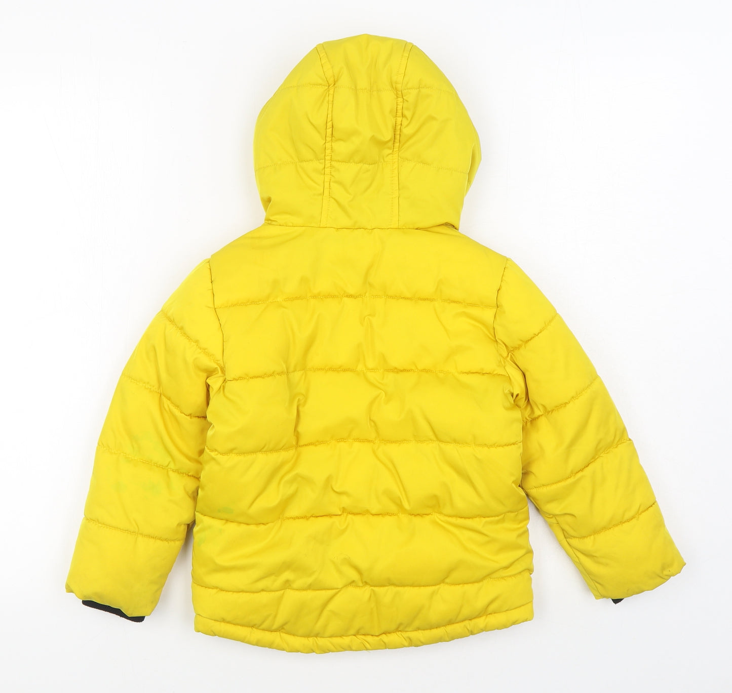 Primark Boys Yellow Rain Coat Coat Size 4-5 Years Zip