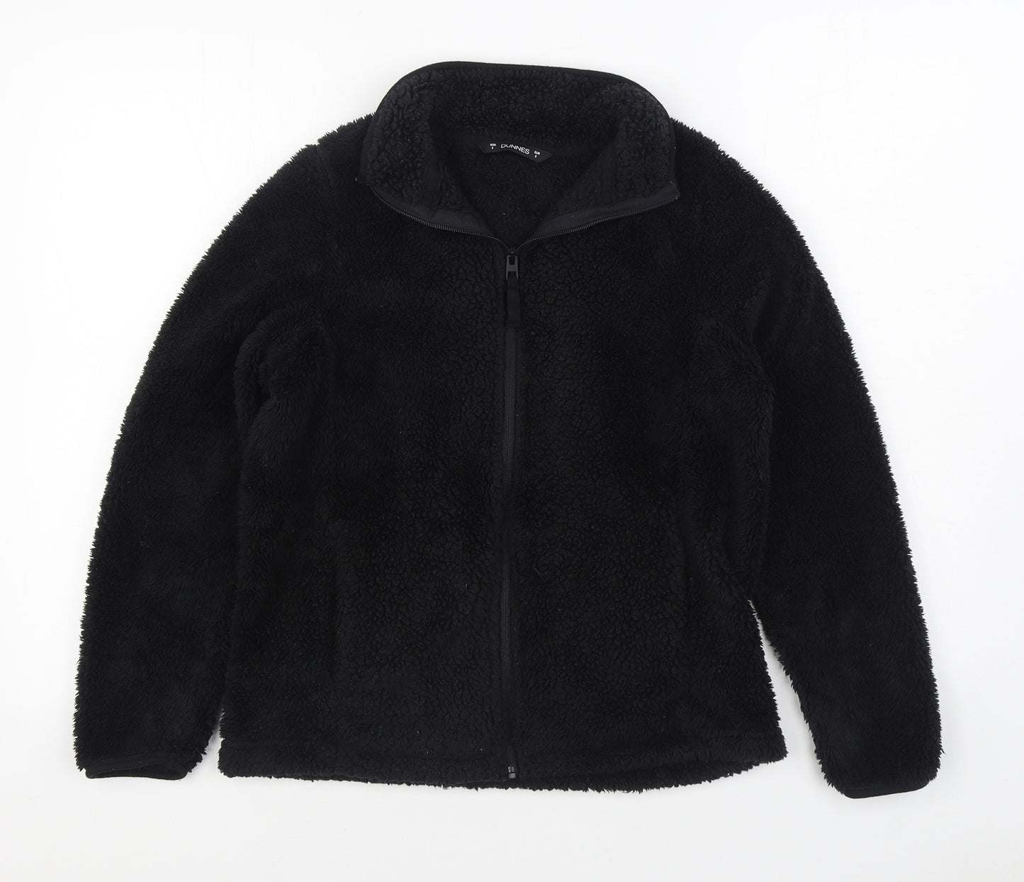 Dunnes Stores Womens Black Jacket Size S Zip