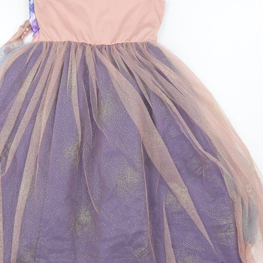 George Girls Multicoloured Polyester Ball Gown Size 7-8 Years Sweetheart Pullover