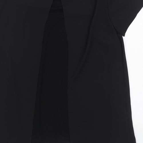 Betty Barclay Womens Black Polyester Basic Blouse Size 12 Boat Neck