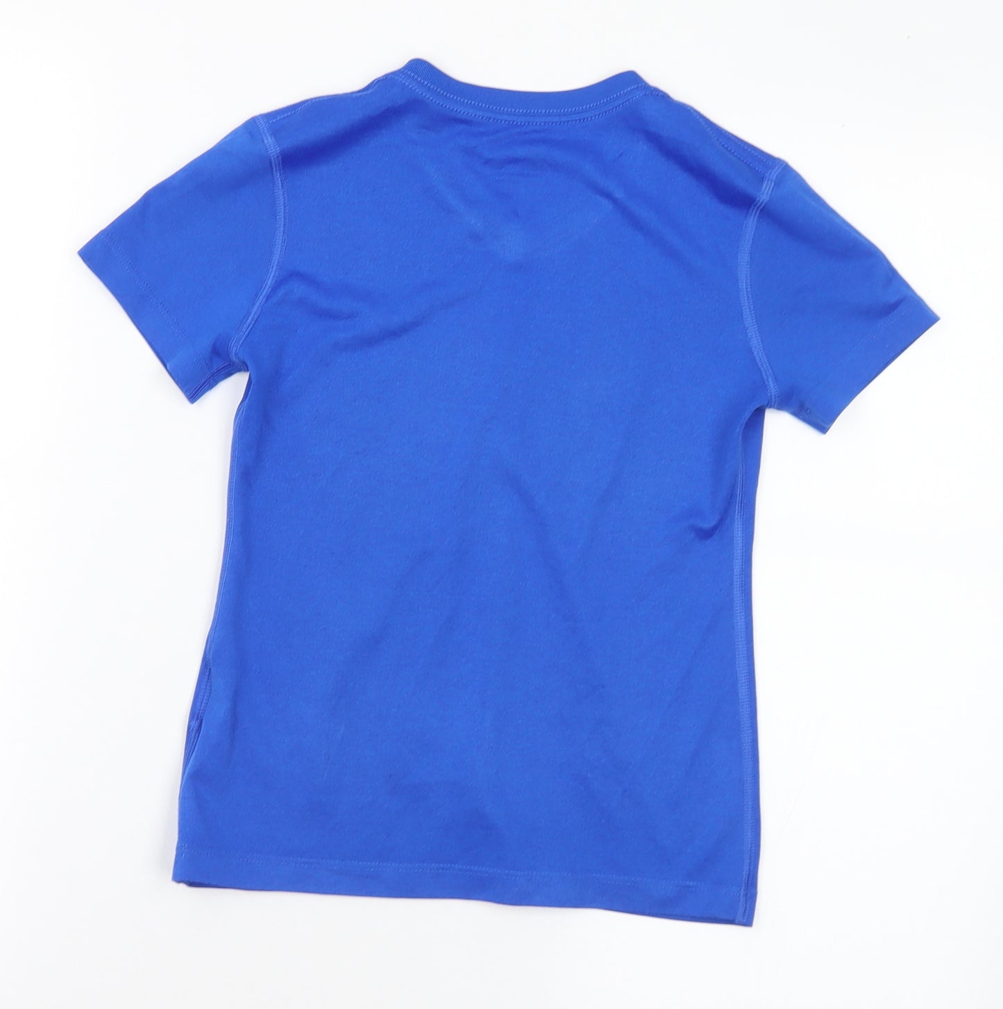 Nike Girls Black Polyester Basic T-Shirt Size S V-Neck - Nike