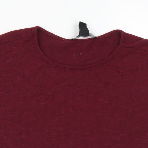 New Look Girls Red Round Neck Polyester Vest Jumper Size 10-11 Years