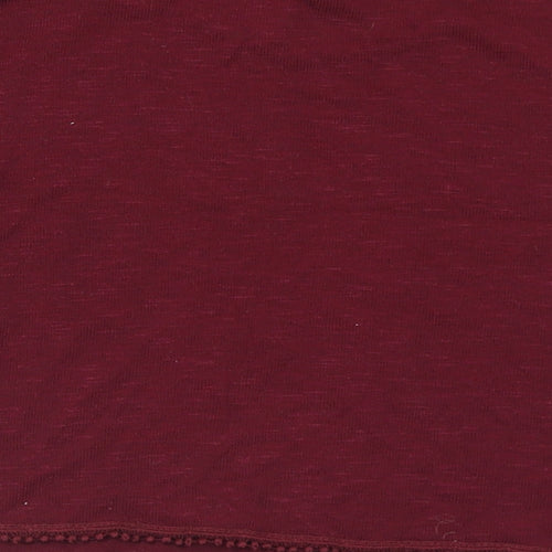 New Look Girls Red Round Neck Polyester Vest Jumper Size 10-11 Years