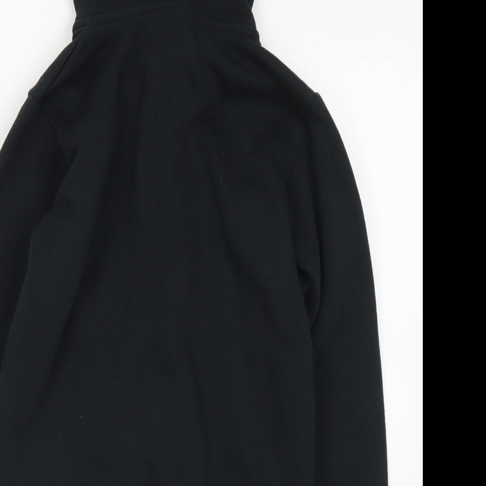 McKenzie Boys Black Polyester Full Zip Hoodie Size 12-13 Years Zip - Logo