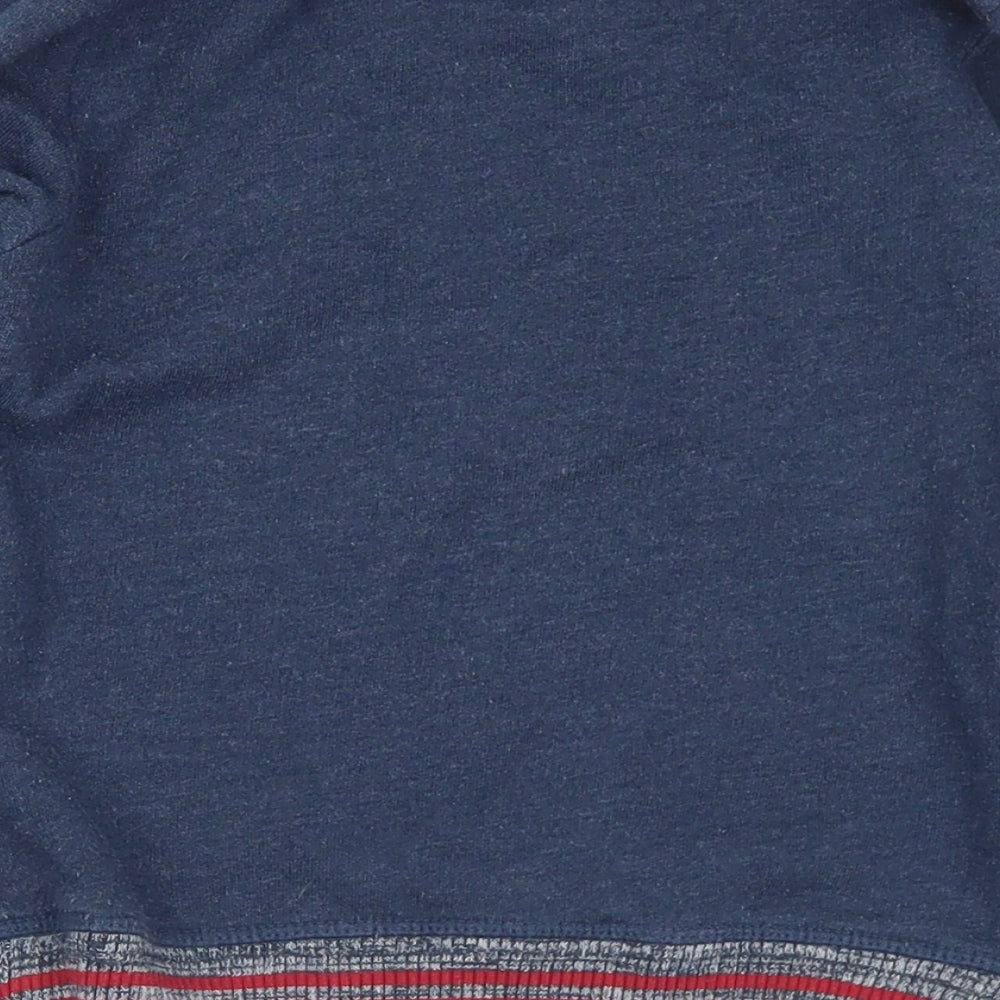 Marks and Spencer Boys Blue Cotton Pullover Sweatshirt Size 4-5 Years