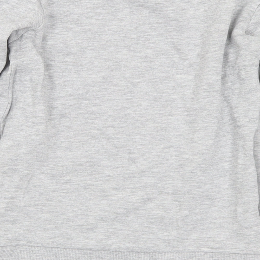GUESS Girls Grey Cotton Pullover Sweatshirt Size 6 Years - Logo