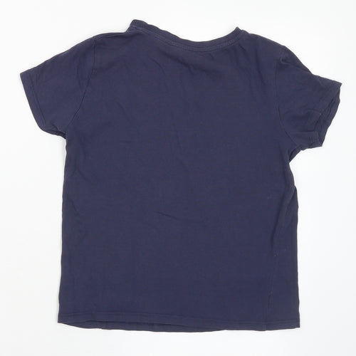 Primark Boys Blue Polyester Basic T-Shirt Size 8-9 Years Crew Neck - Brooklyn