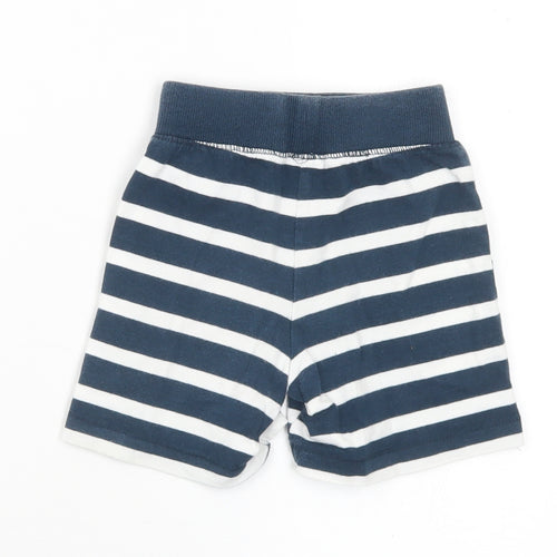 Dunnes Stores Boys Blue Striped Cotton Cropped Trousers Size 12-18 Months