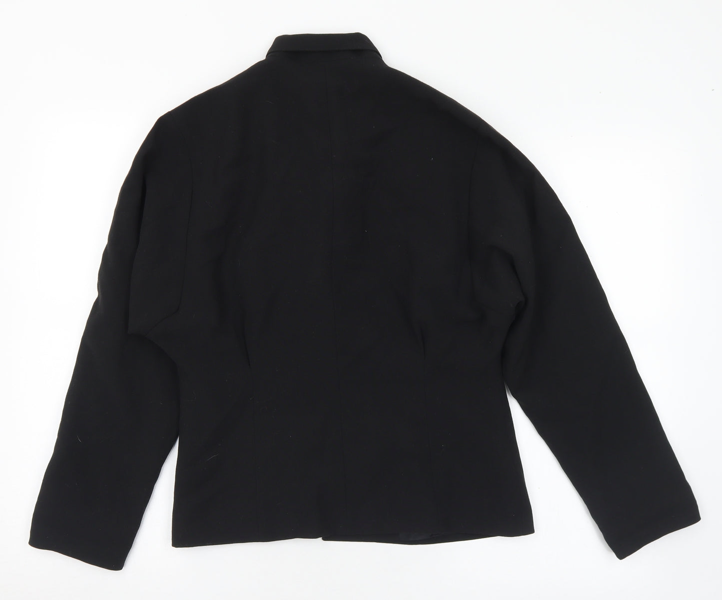 Principles Womens Black Polyester Jacket Suit Jacket Size 12
