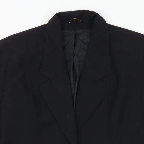 Principles Womens Black Polyester Jacket Suit Jacket Size 12