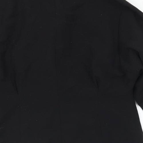 Principles Womens Black Polyester Jacket Suit Jacket Size 12