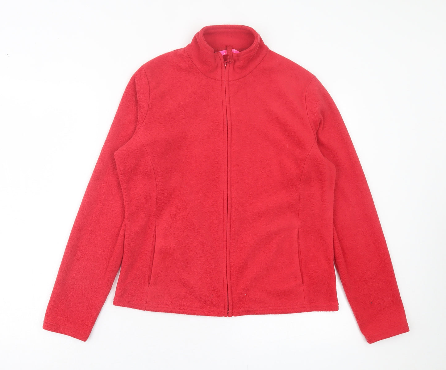 Marks and Spencer Womens Red Jacket Size 14 Zip