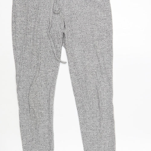 SheIn Womens Grey Polyester Lounge Pants Size XS Drawstring