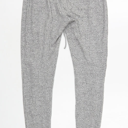 SheIn Womens Grey Polyester Lounge Pants Size XS Drawstring