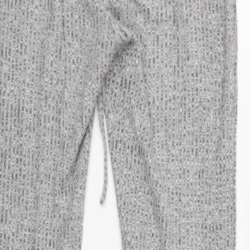 SheIn Womens Grey Polyester Lounge Pants Size XS Drawstring